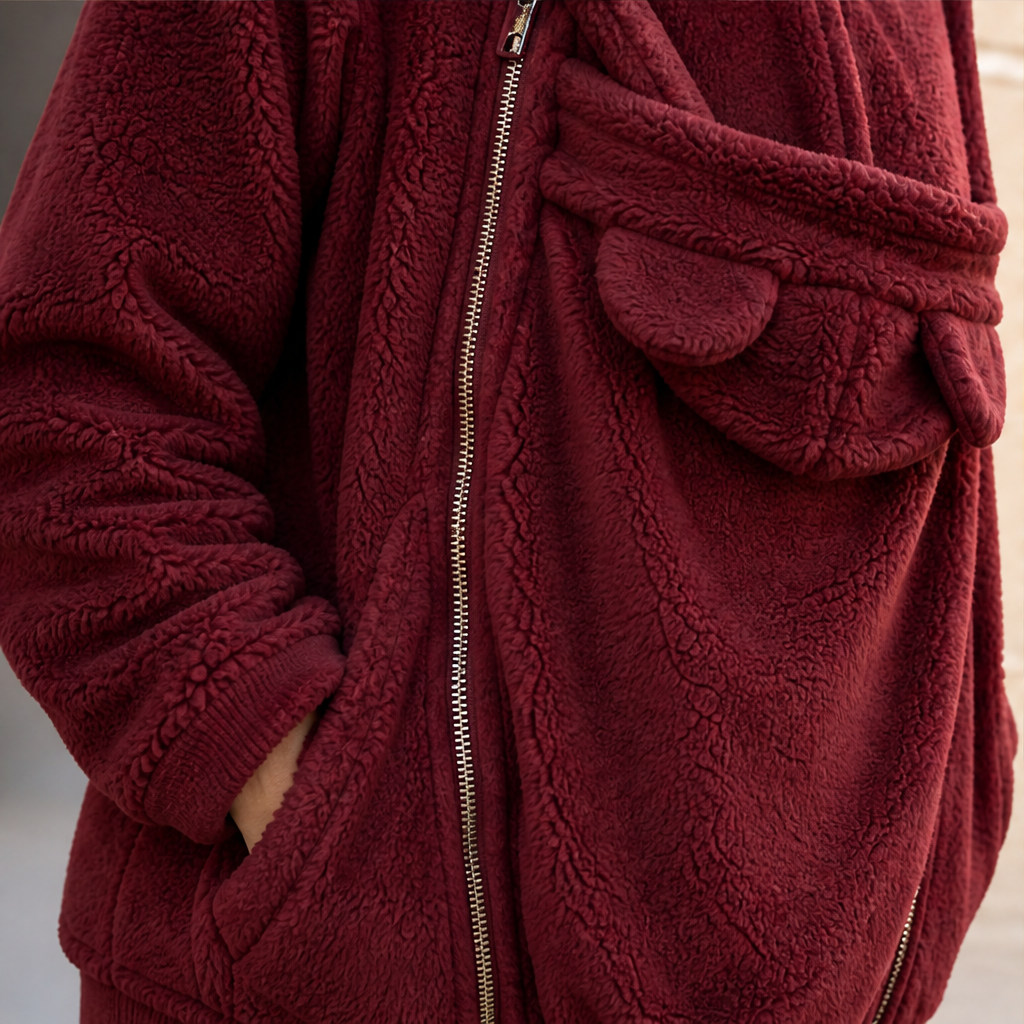 Ellery Babywearing Hoodie – Dual Side Zip Carrier Panel Long Sleeve