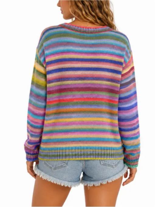 Elodie Crew Neck Knit Cardigan