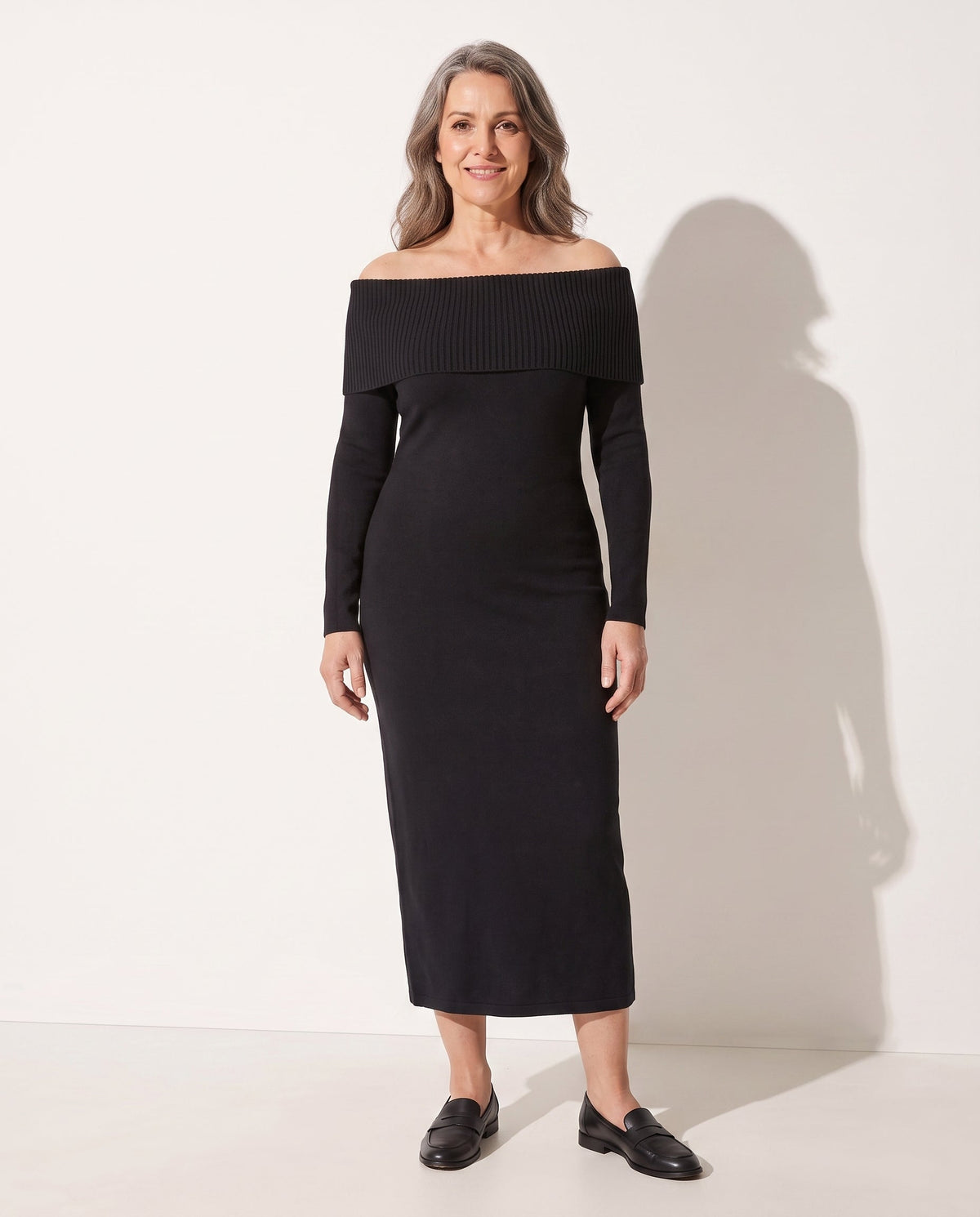 Women's Knit Midi Dress