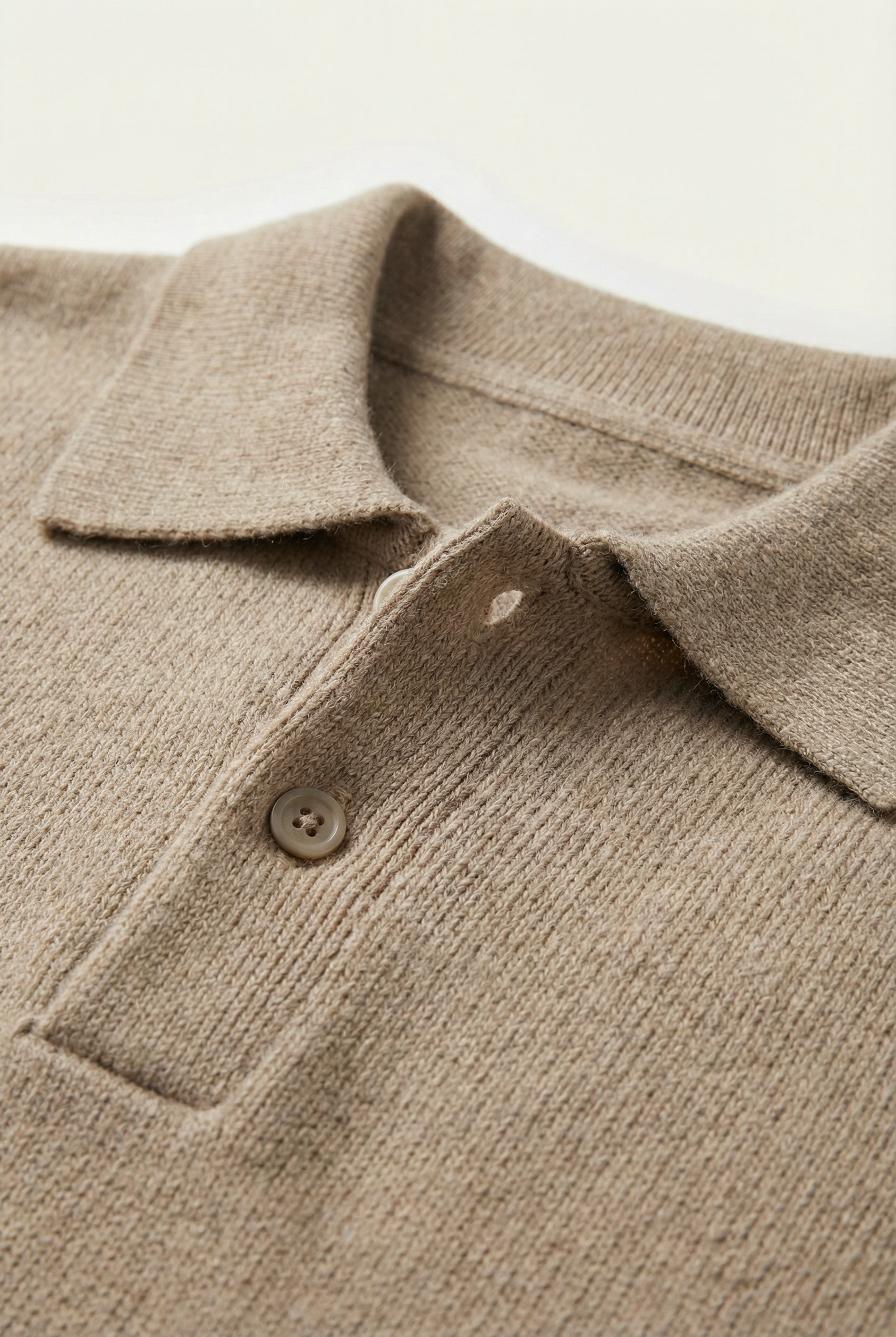 Men’s Knit Polo Jumper