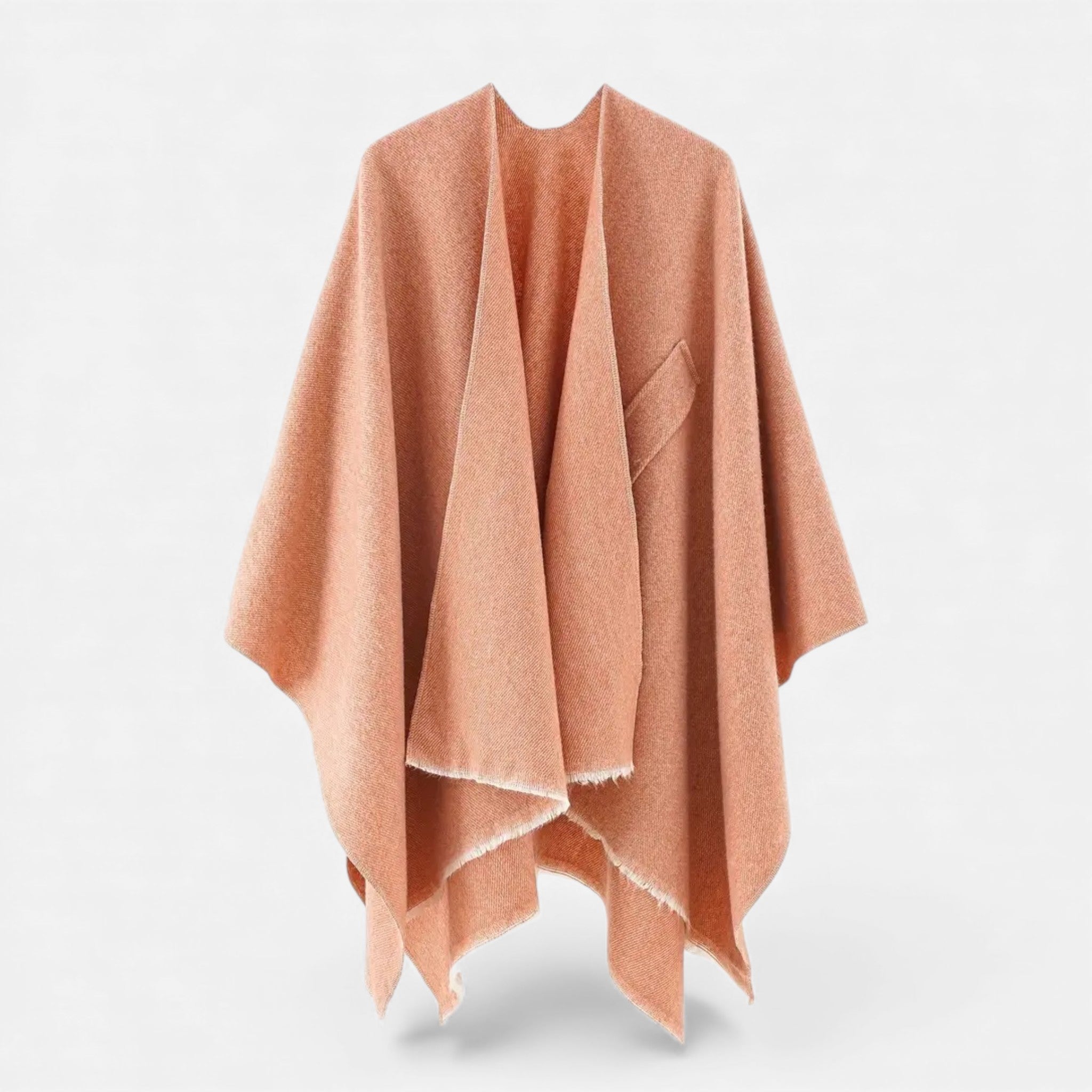 Dorvelli | Women’s Plus-Size Cardigan Shawl – Asymmetrical V-Neck Design