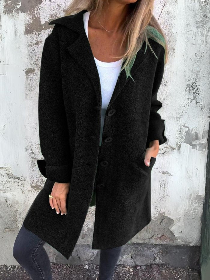 Women's Longline Knit Coat