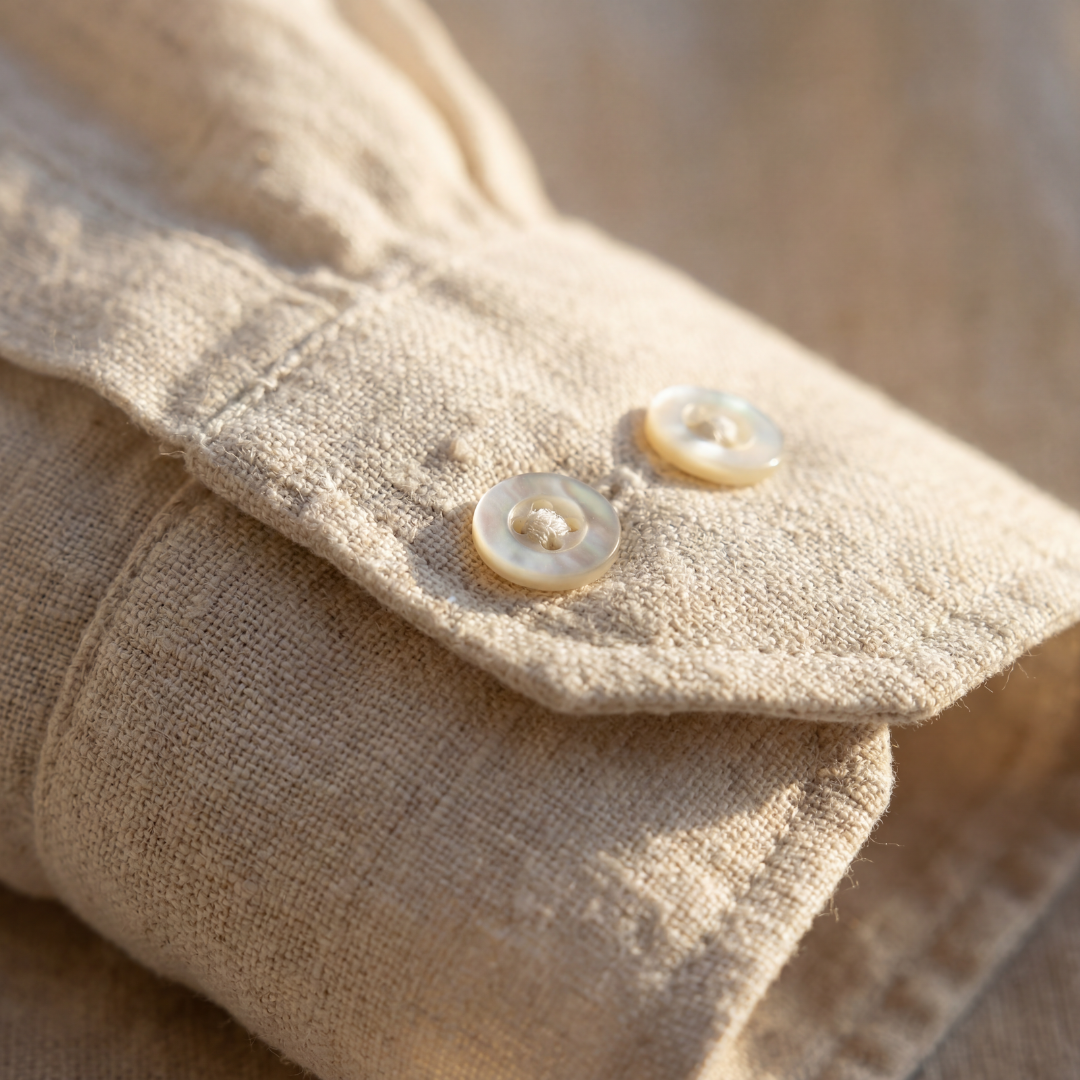 Dorvelli | Men's Shirt – Linen Long Sleeve Casual