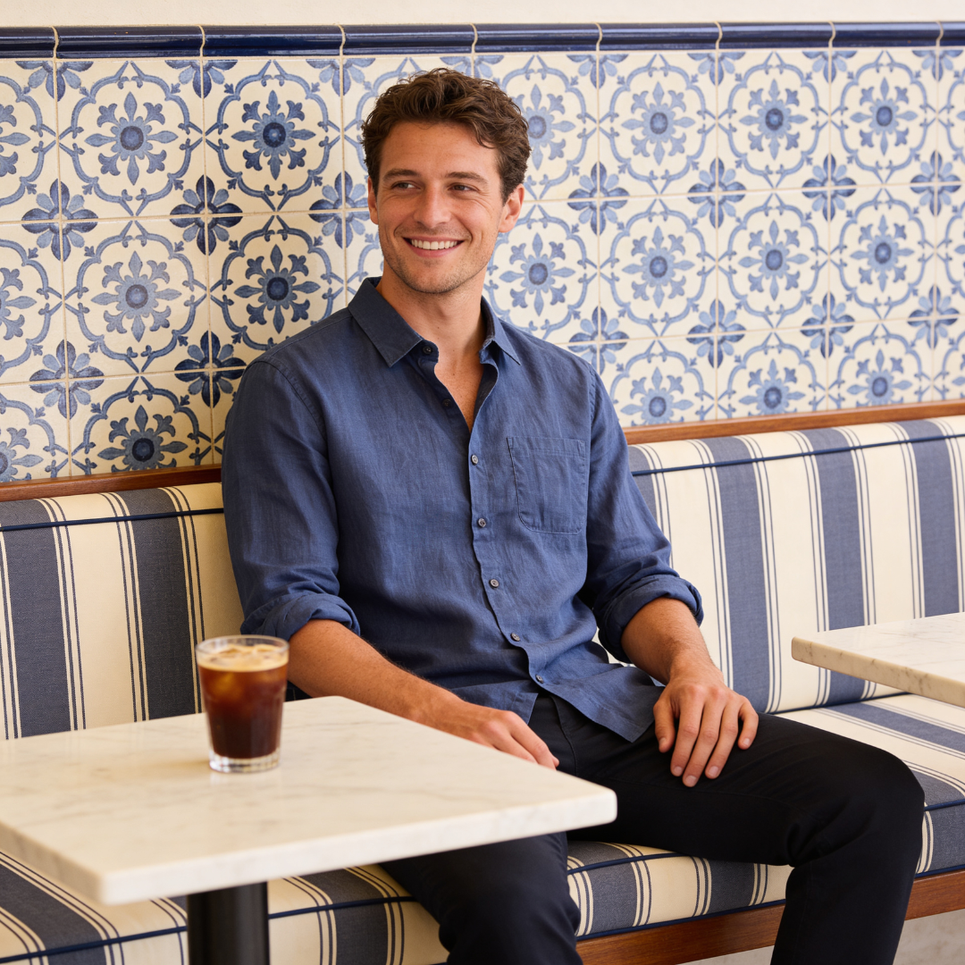 Dorvelli | Men's Shirt – Linen Long Sleeve Casual