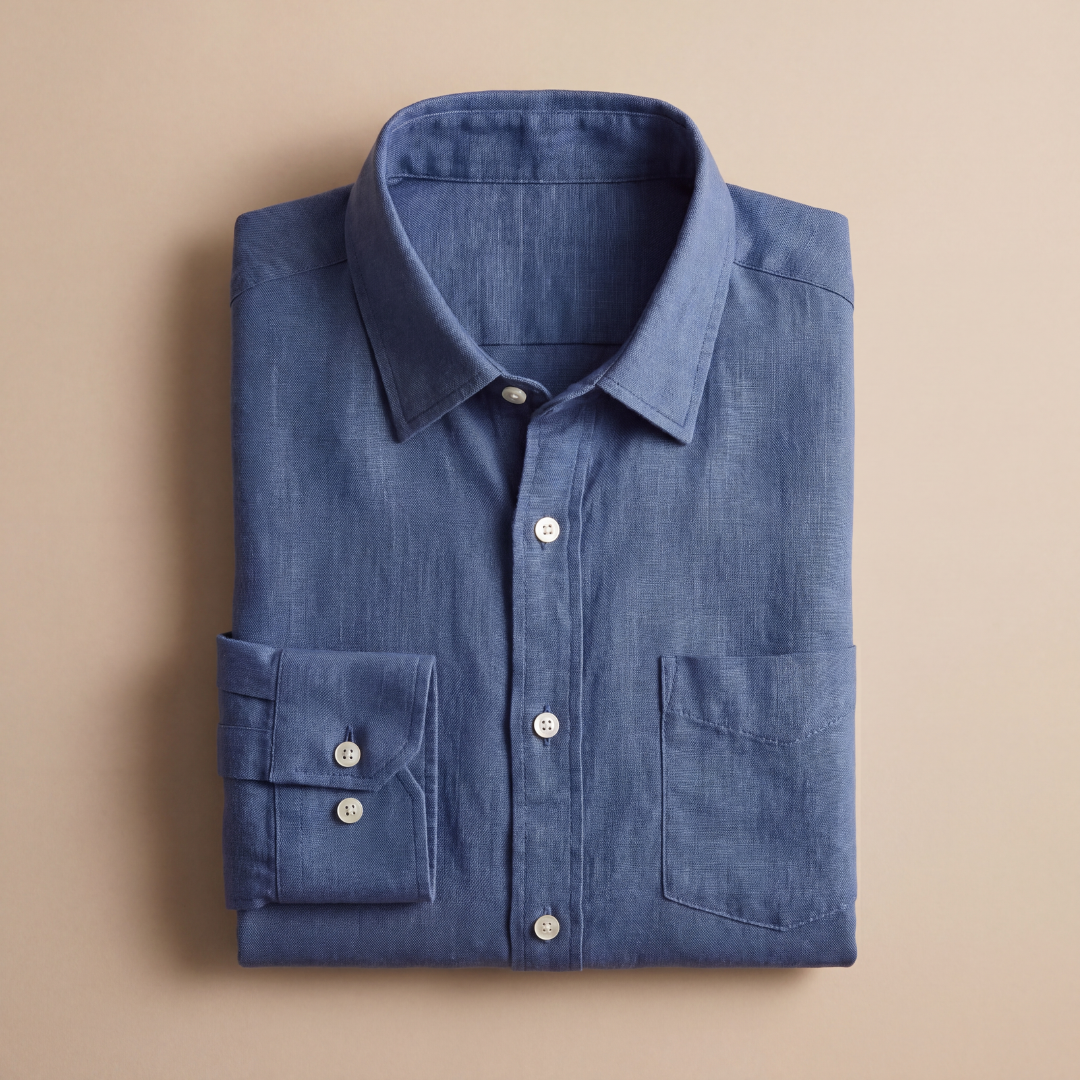 Dorvelli | Men's Shirt – Linen Long Sleeve Casual