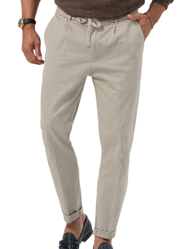 Lucian Slim Fit Drawstring Trousers