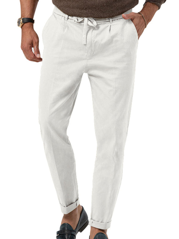 Lucian Slim Fit Drawstring Trousers