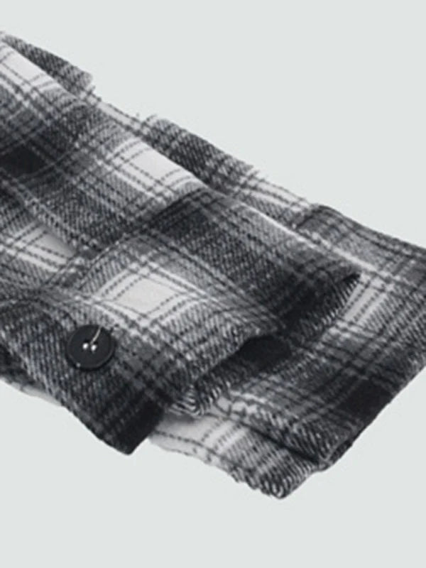 Lucinda Checked Long Shirt Jacket