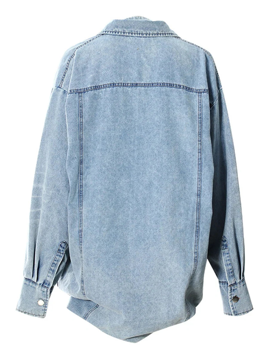 Lydia Patchwork Lapel Coat