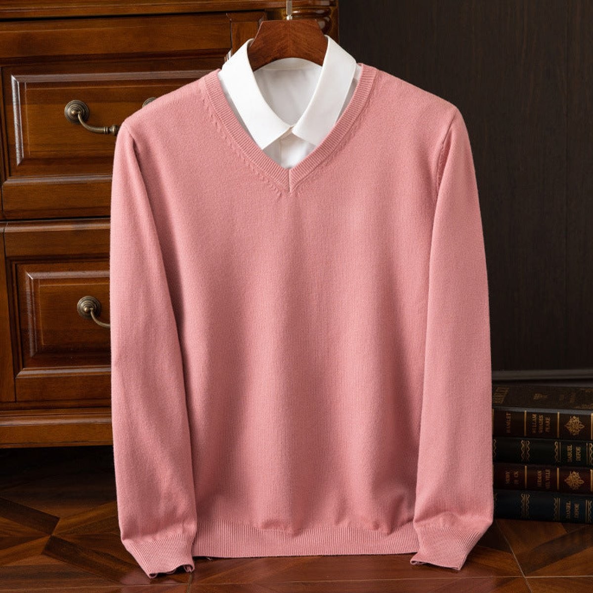 Men’s V Neck Jumper
