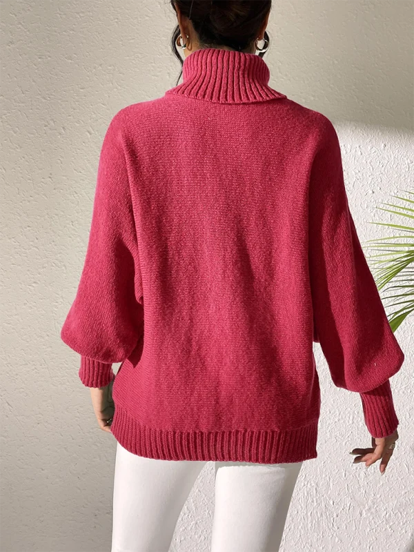 Romilly Solid Knit Turtleneck Jumper