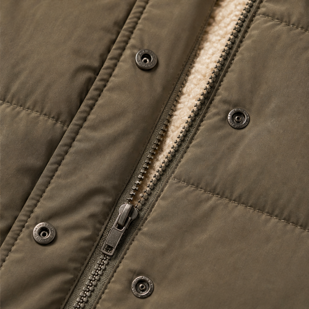 Solenne Reversible Long Puffer – Hooded Quilted Below-Knee Coat