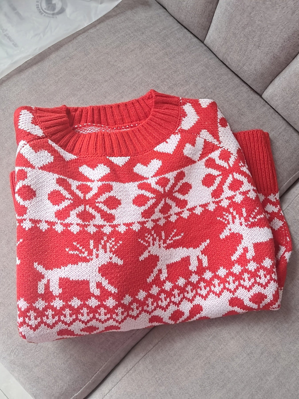 Tindra Snowflake Nordic Jumper – Women's Fair Isle Christmas Knit Sweater