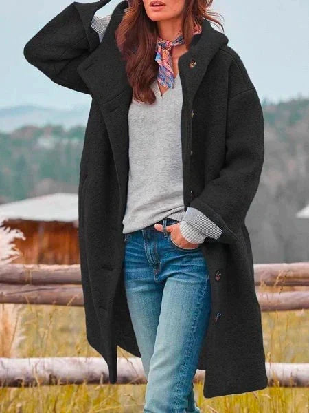 Women's Hooded Longline Coat
