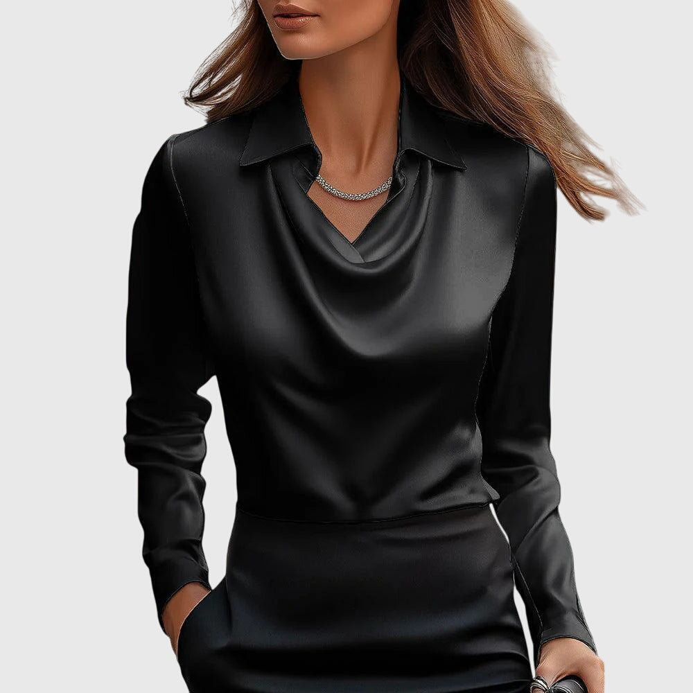 Dorvelli | Women's Blouse – Elegant Feminine - Black