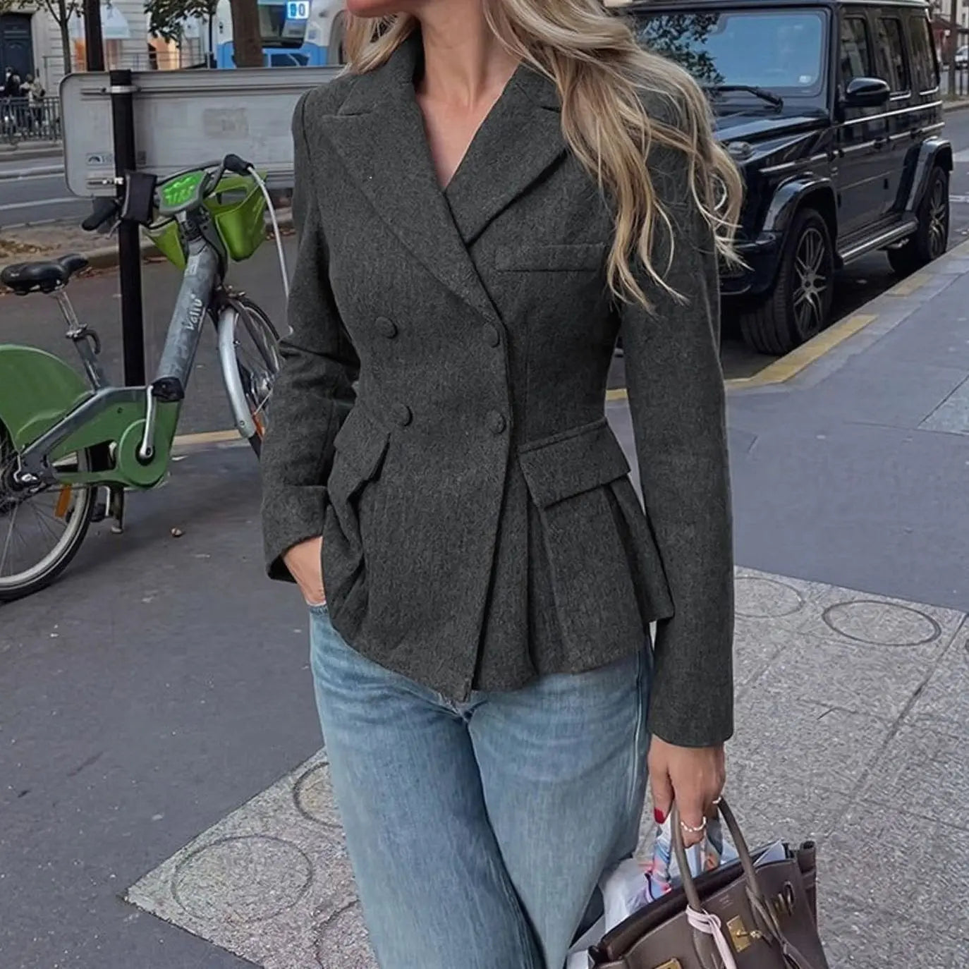 Women's Peplum Blazer