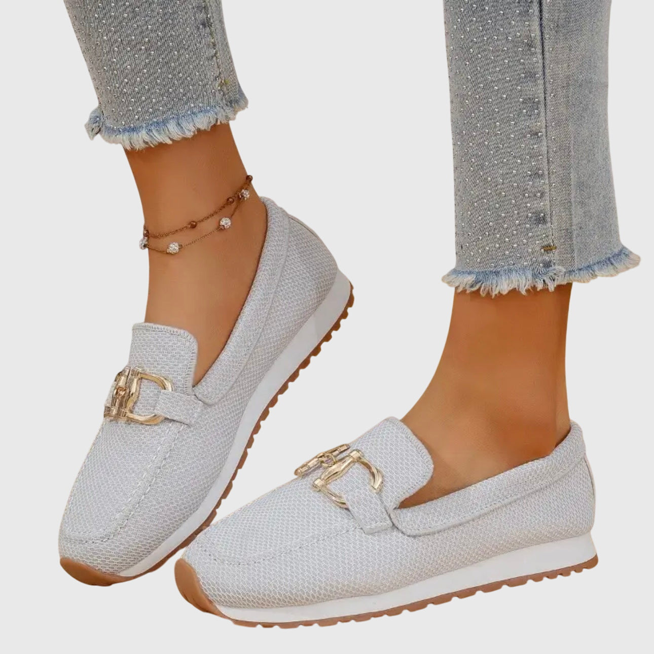 Dorvelli | Women's Loafers – Classic Slip-On - White