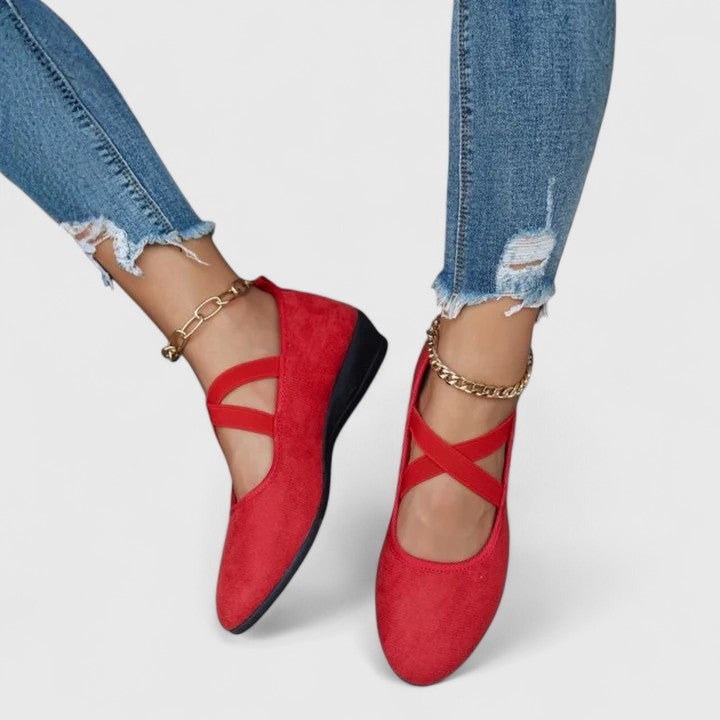 Dorvelli | Women's Sandals – Padded Sole - Red