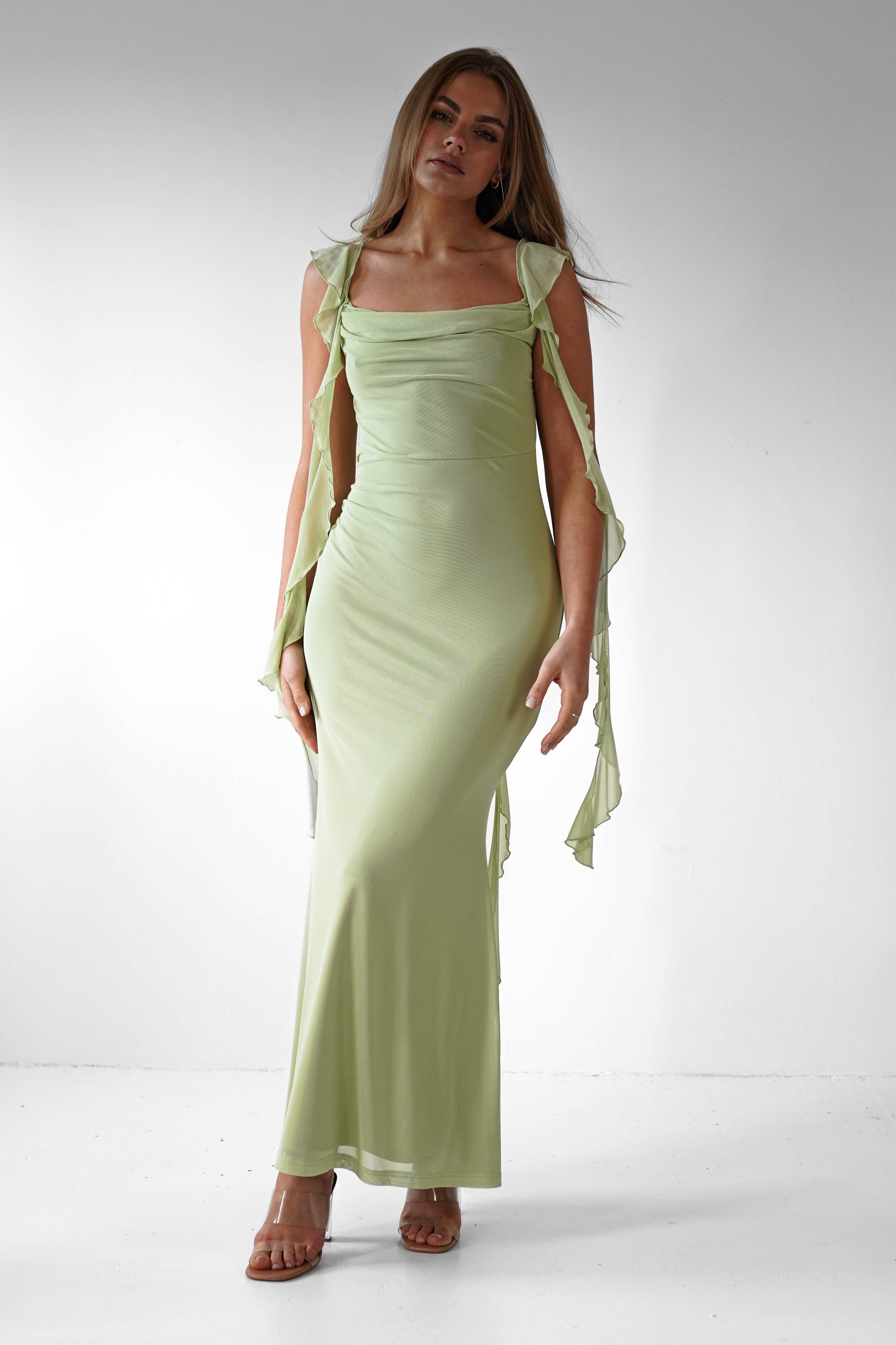 Dorvelli | Women's Midi Dress – Sutton Ruffle