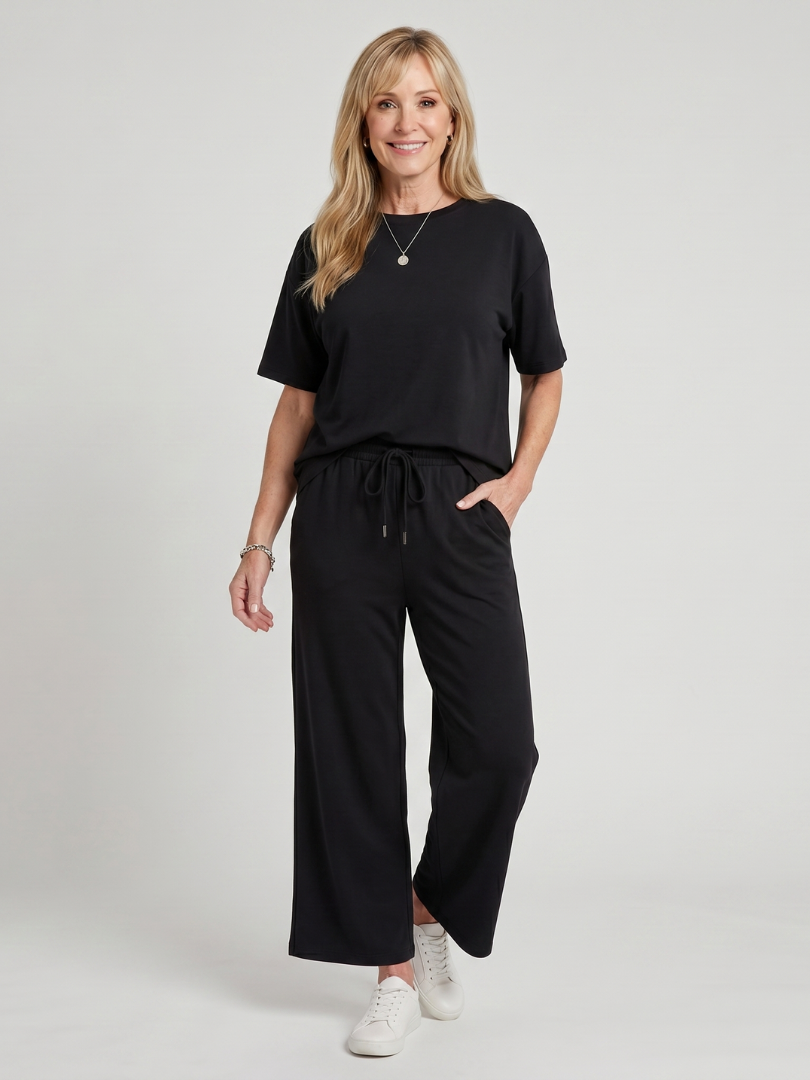 Dorvelli | Women's Two-Piece Set – Relaxed Drawstring Comfort