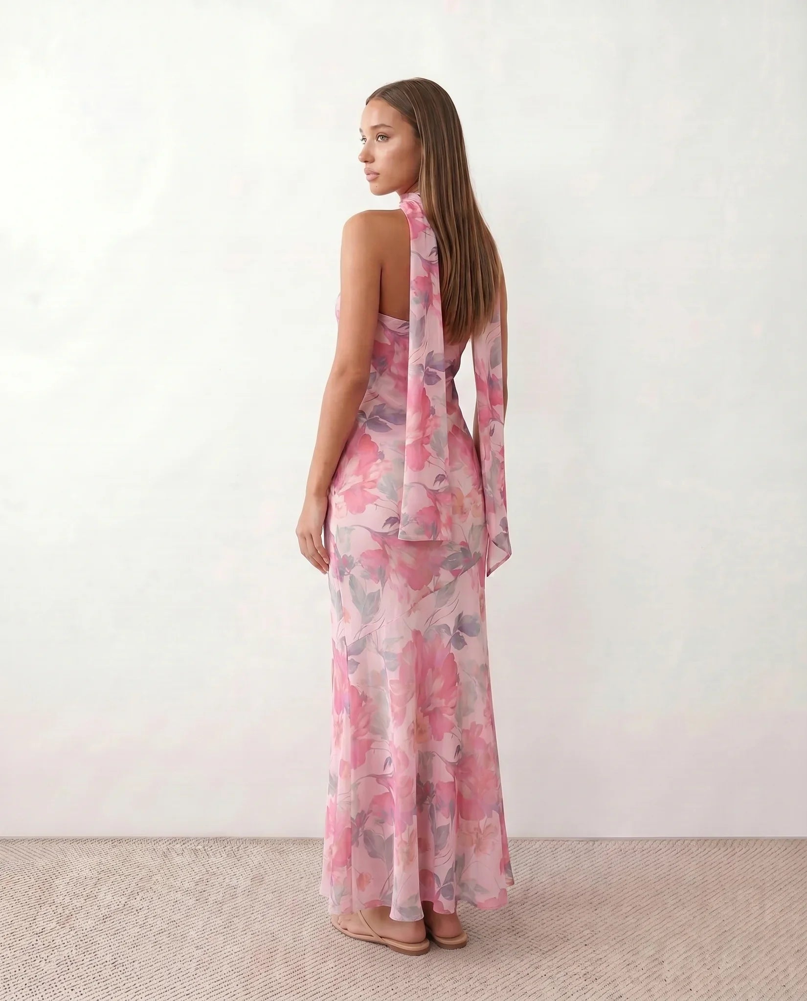 Dorvelli | Women's Maxi Dress – Diana Satin Strapless