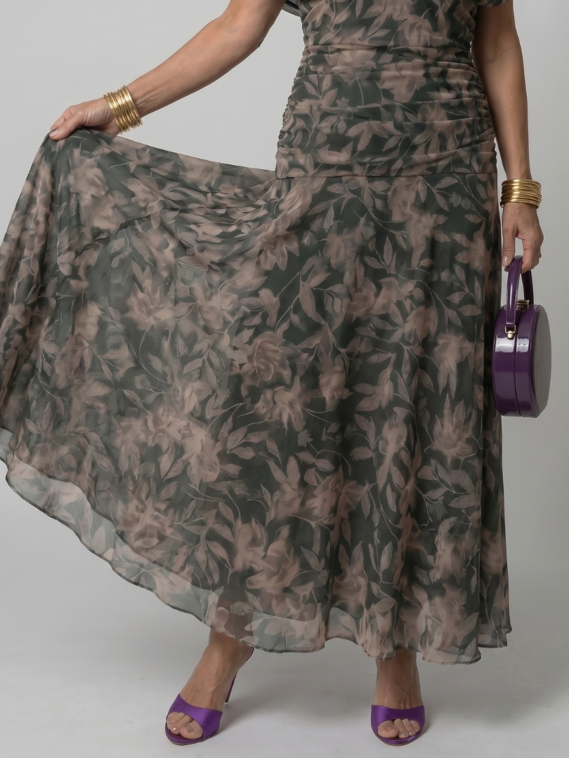 Dorvelli | Women's Midi Dress – Off Shoulder Flow