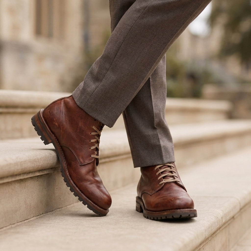 Dorvelli | Men’s Lace-Up Boots – Classic Ankle