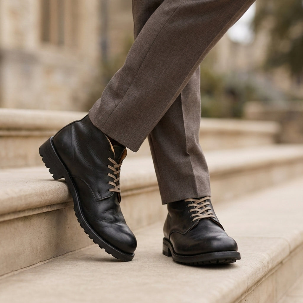 Dorvelli | Men’s Lace-Up Boots – Classic Ankle