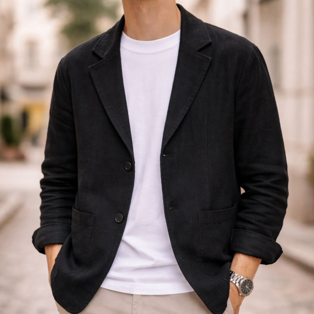 Dorvelli | Men’s Blazer – Two-Button Tailored Jacket
