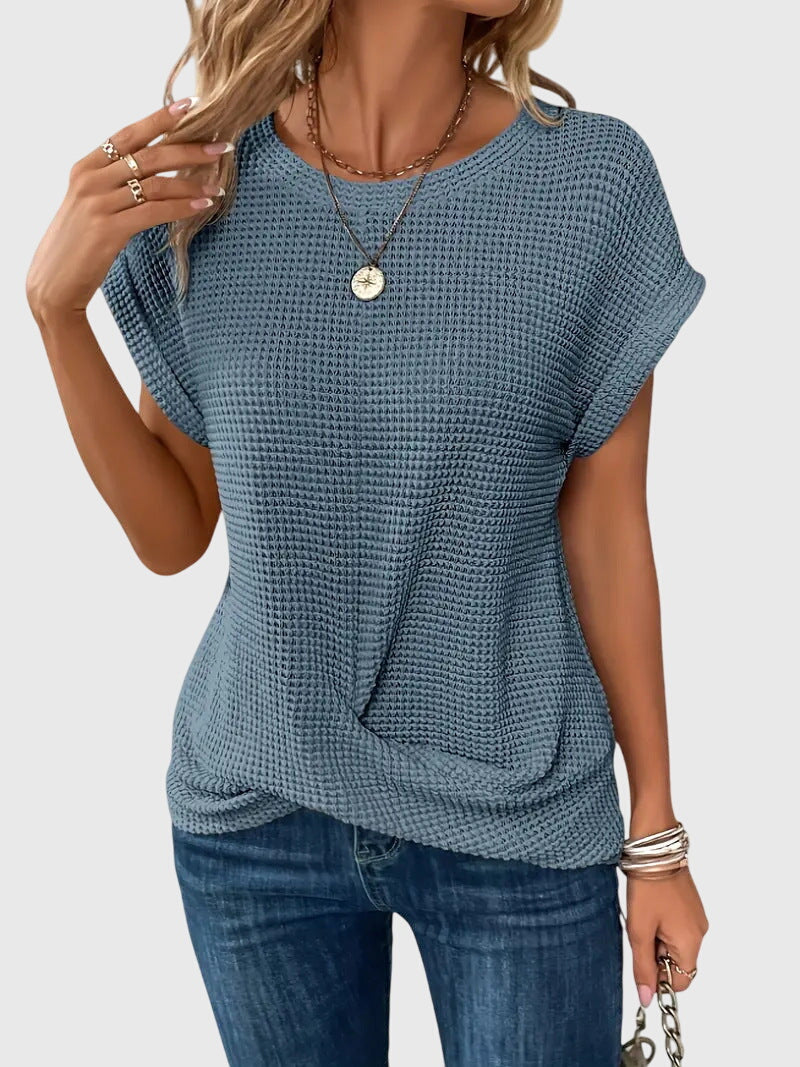 Dorvelli | Women's Blouse – Elegant Crew Neck