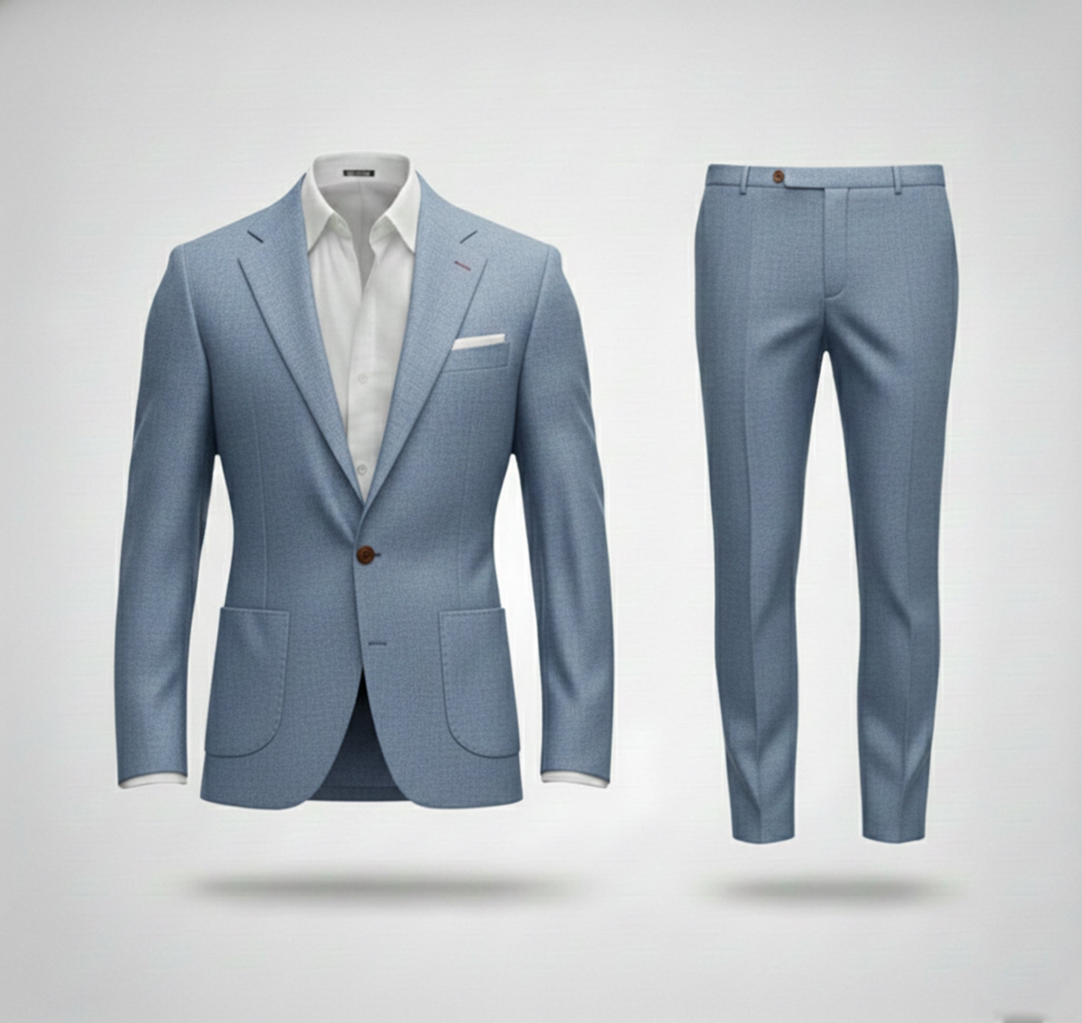 Dorvelli | Men’s Slim Suit Set – Digital Print Comfort