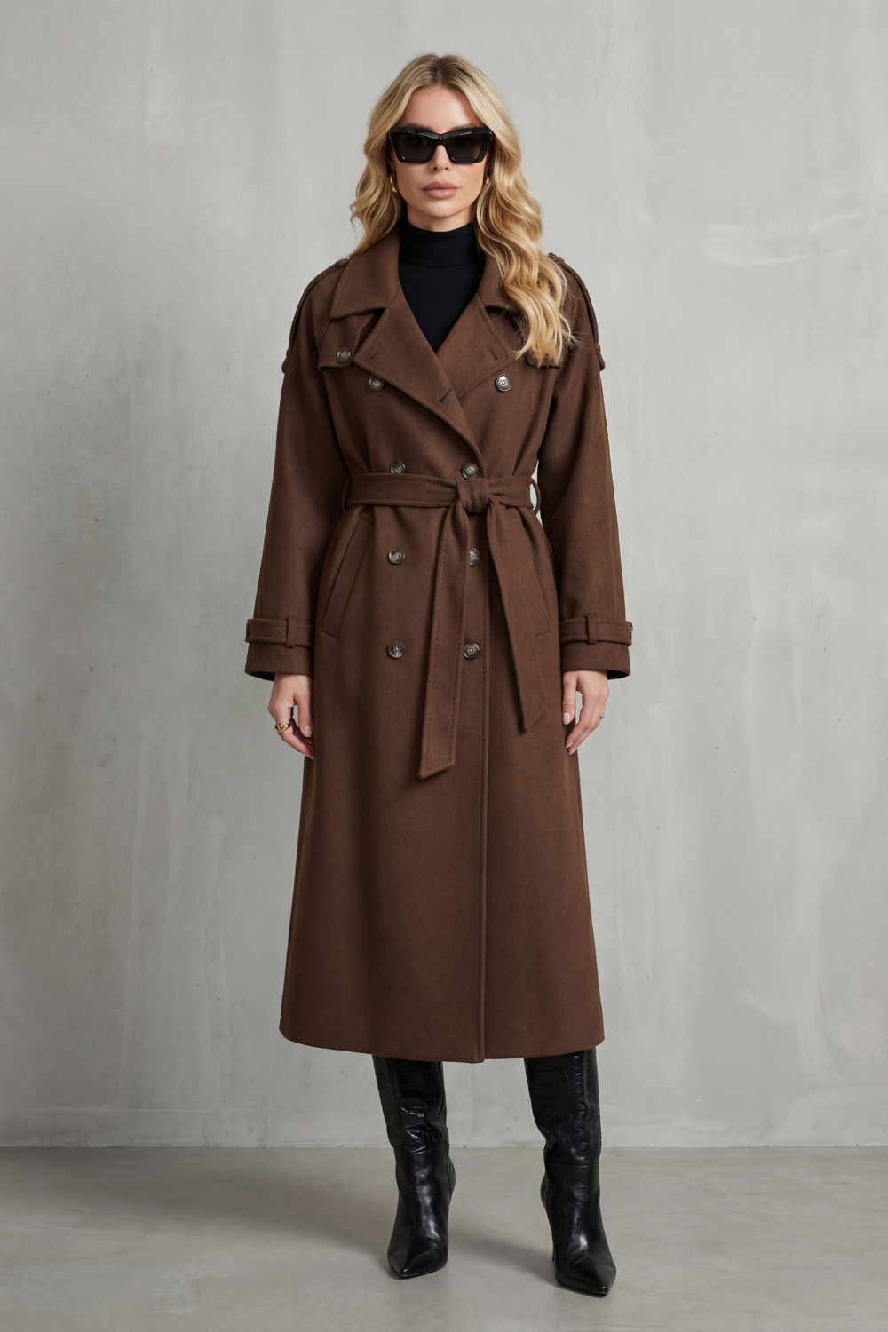 Women's Full Length Trench