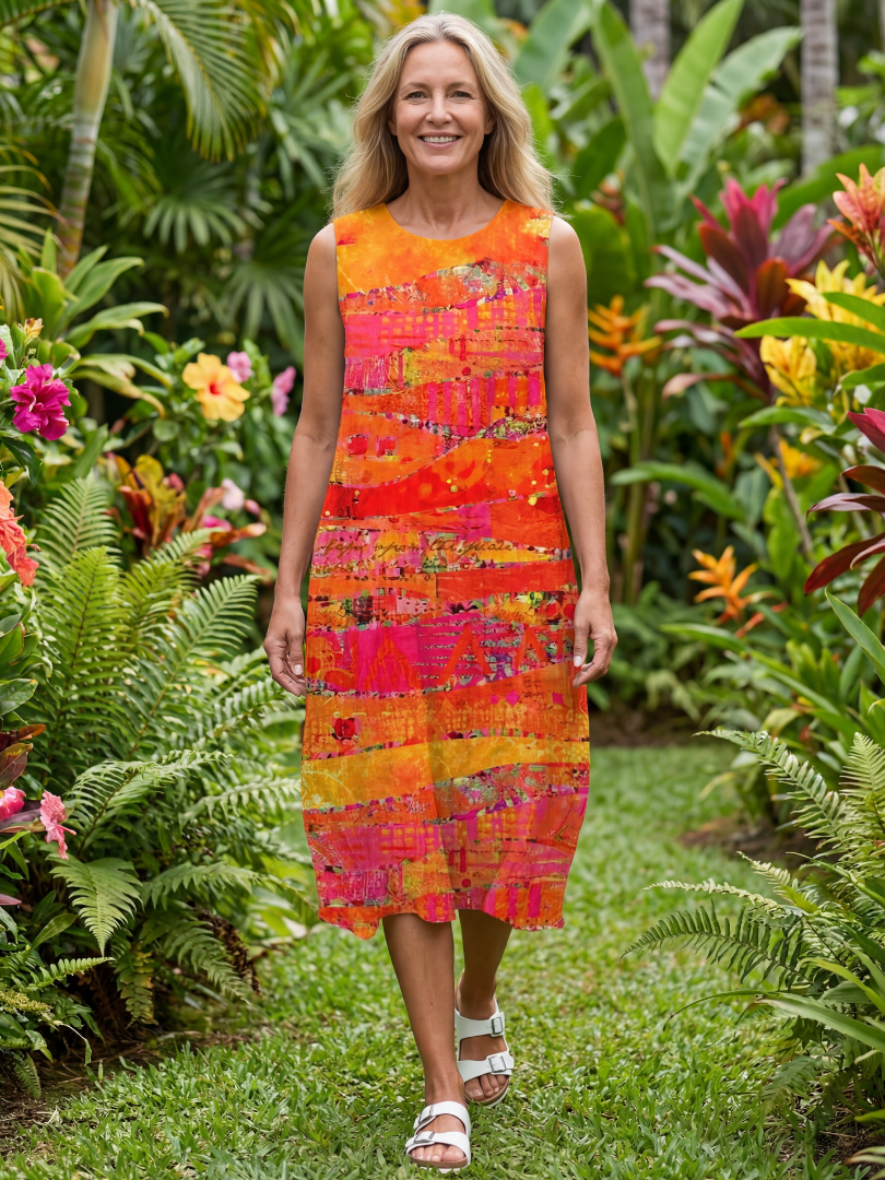 Dorvelli | Women's Midi Dress – Painted Path