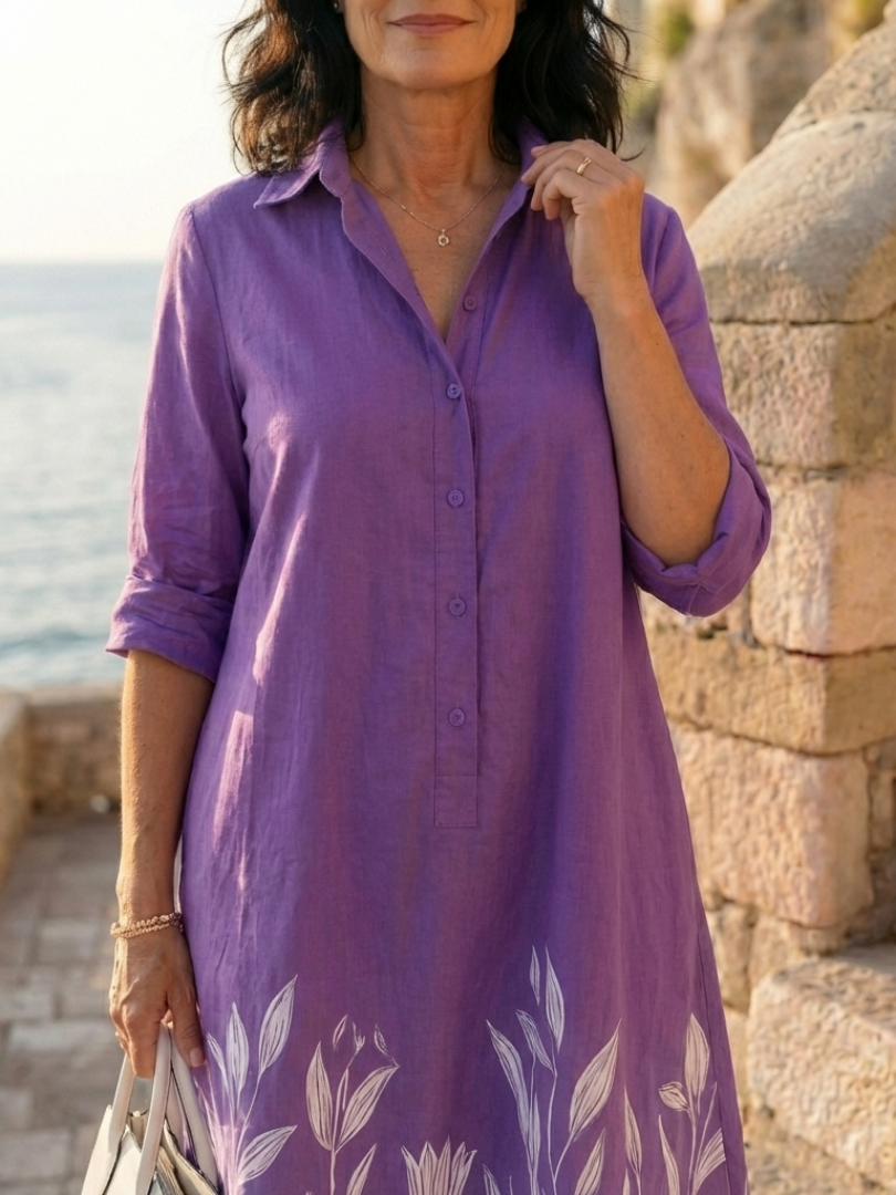 Dorvelli | Women's Midi Dress – Evening Garden Walk