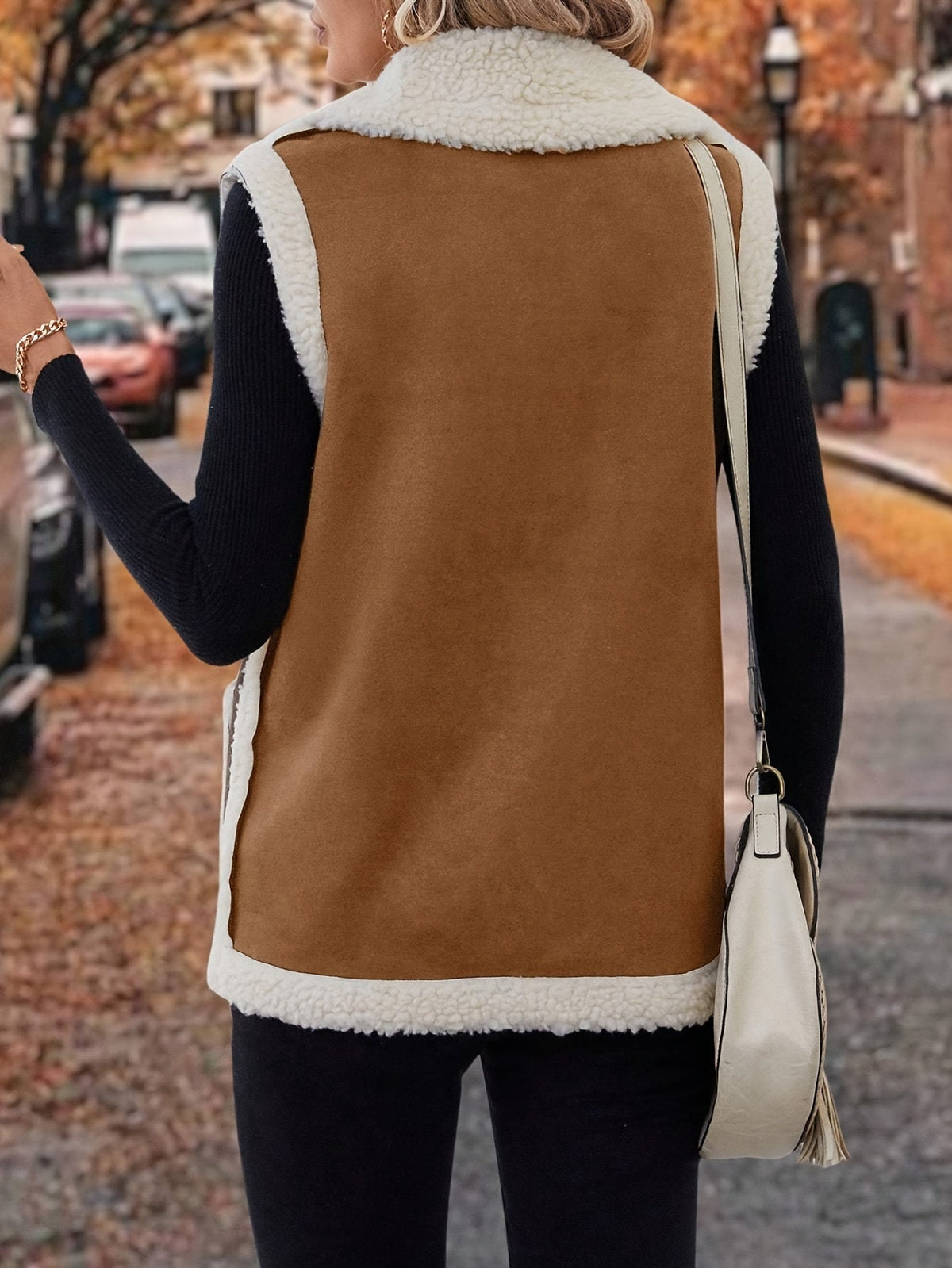 Dorvelli | Women's Gilet – Lined Lapel Sleeveless