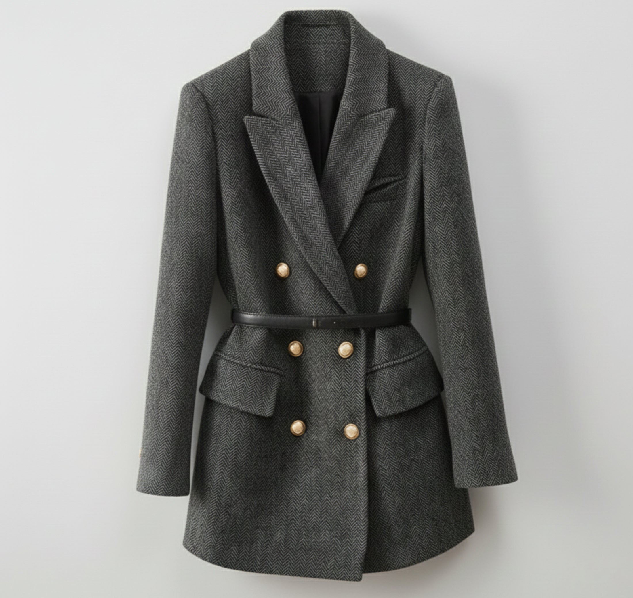 Dorvelli | Women’s Wool-Blend Jacket – Padded Elegant Style