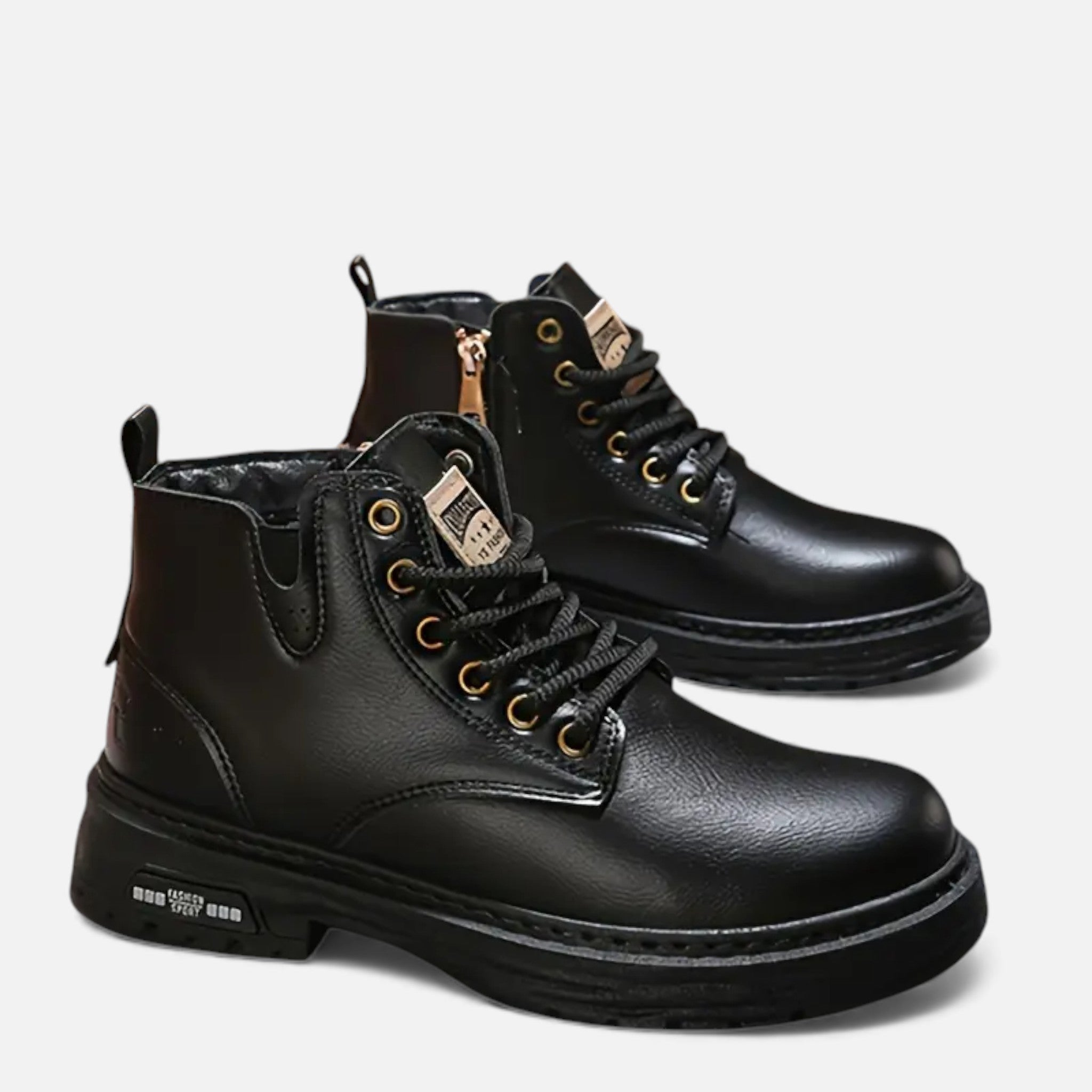 Dorvelli | Men’s Vintage Boots – Classic Short Lace-Up