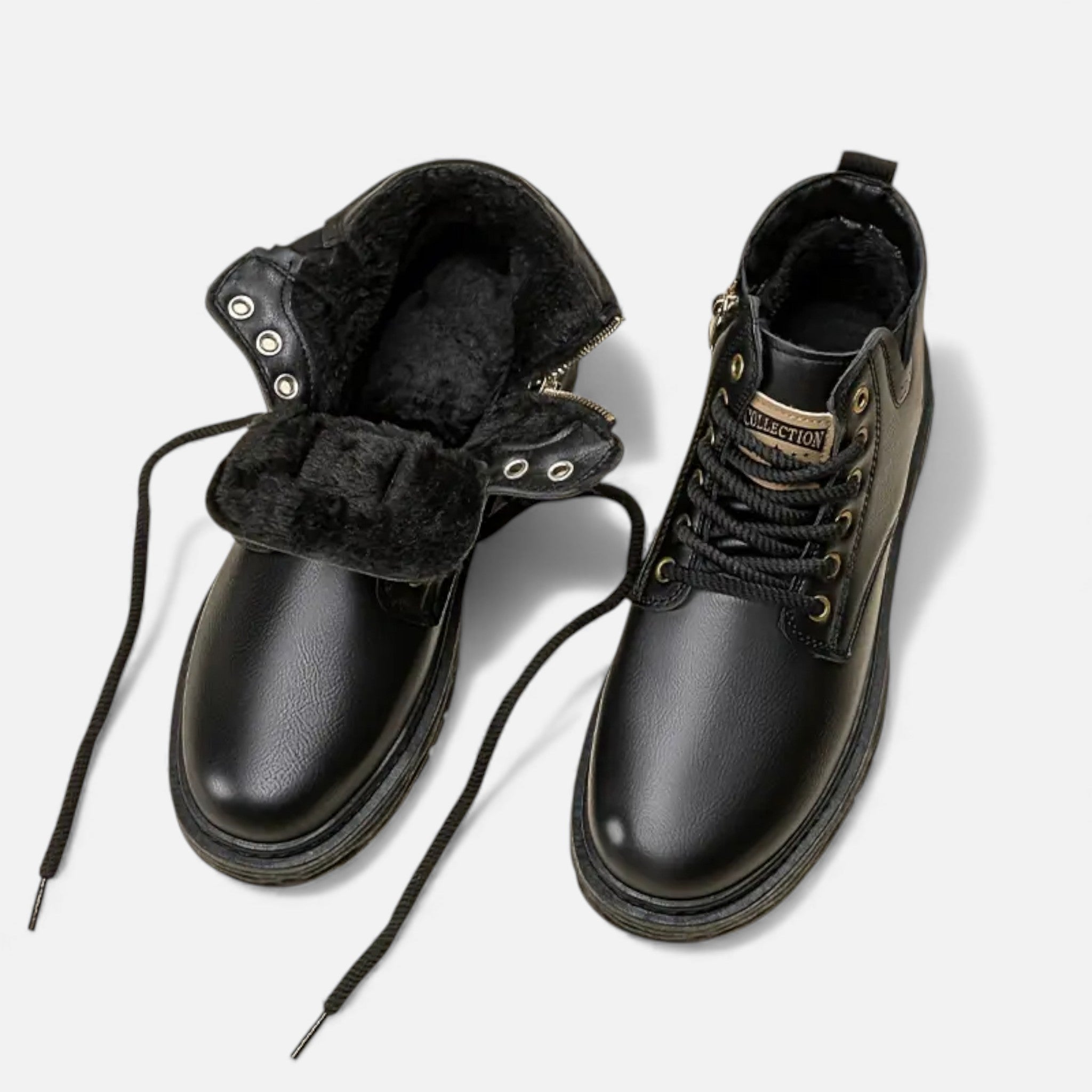 Dorvelli | Men’s Vintage Boots – Classic Short Lace-Up