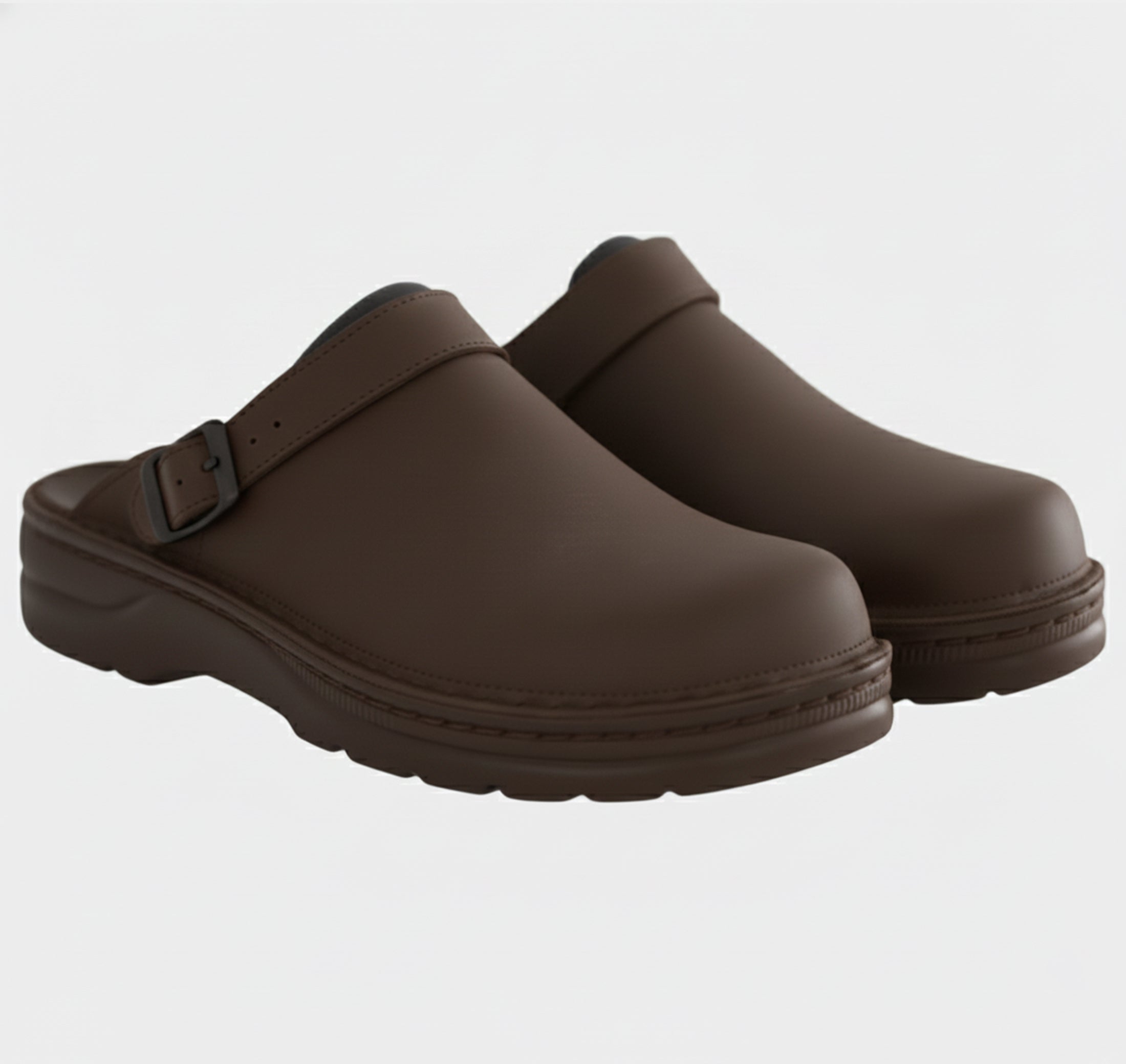 Dorvelli | Unisex Suede Clog Sandals – Closed Toe Comfort