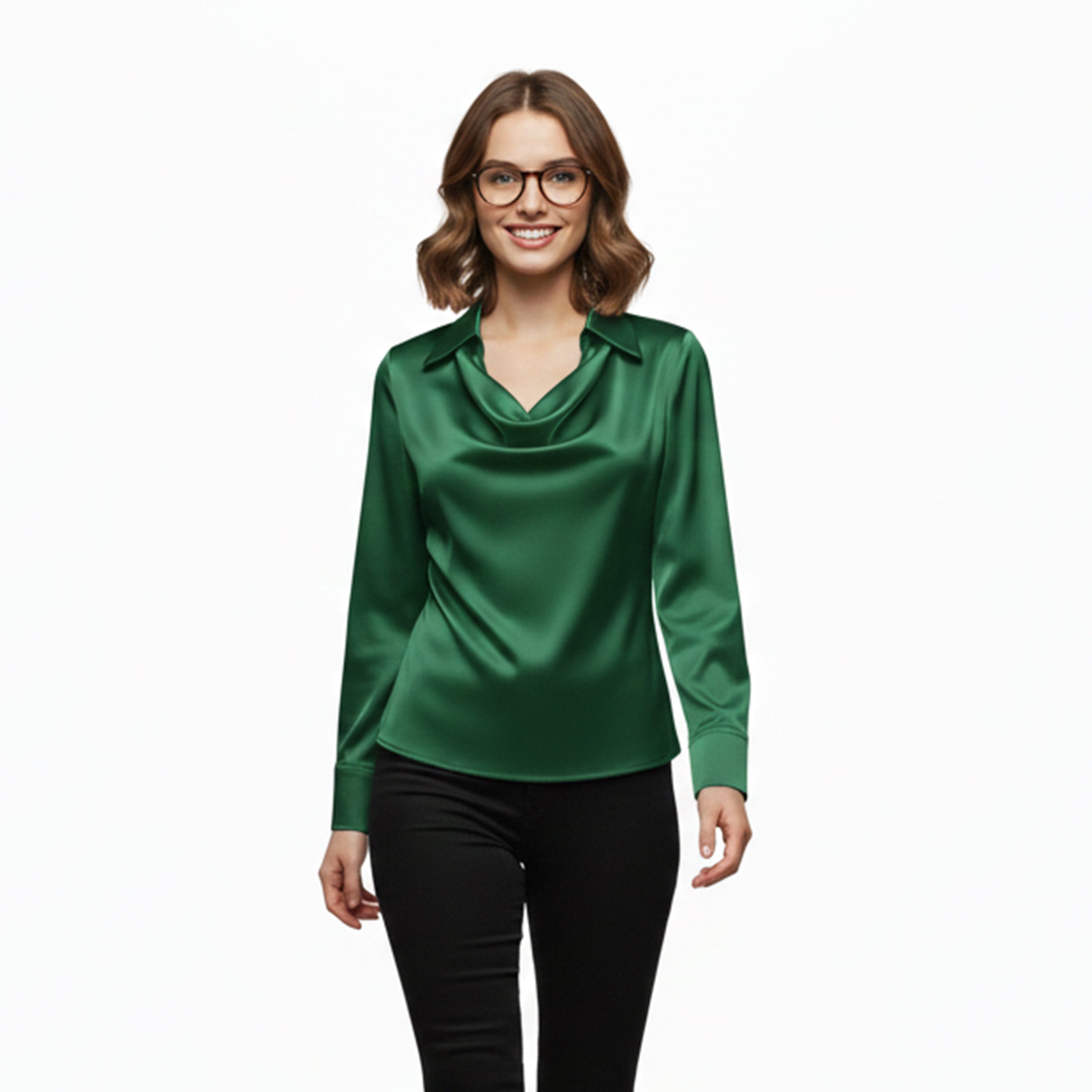 Dorvelli | Women’s Satin Shirt – Timeless Elegance