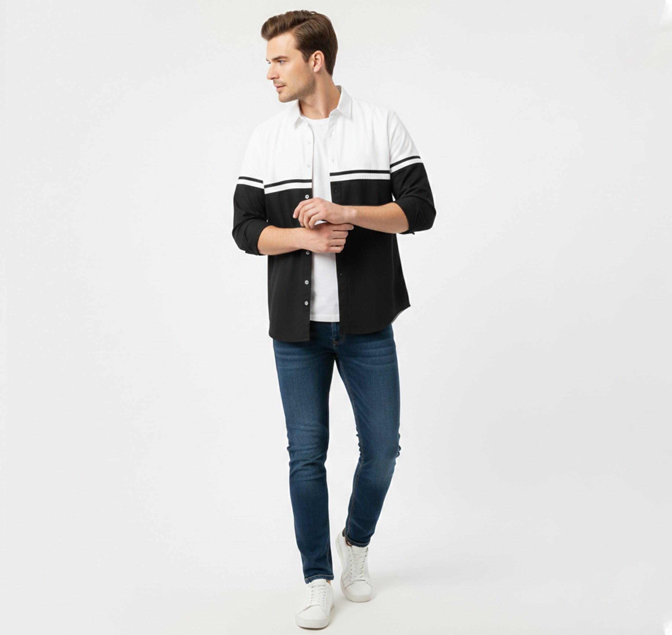 Dorvelli | Men’s Casual Cotton Shirt – Modern Ease