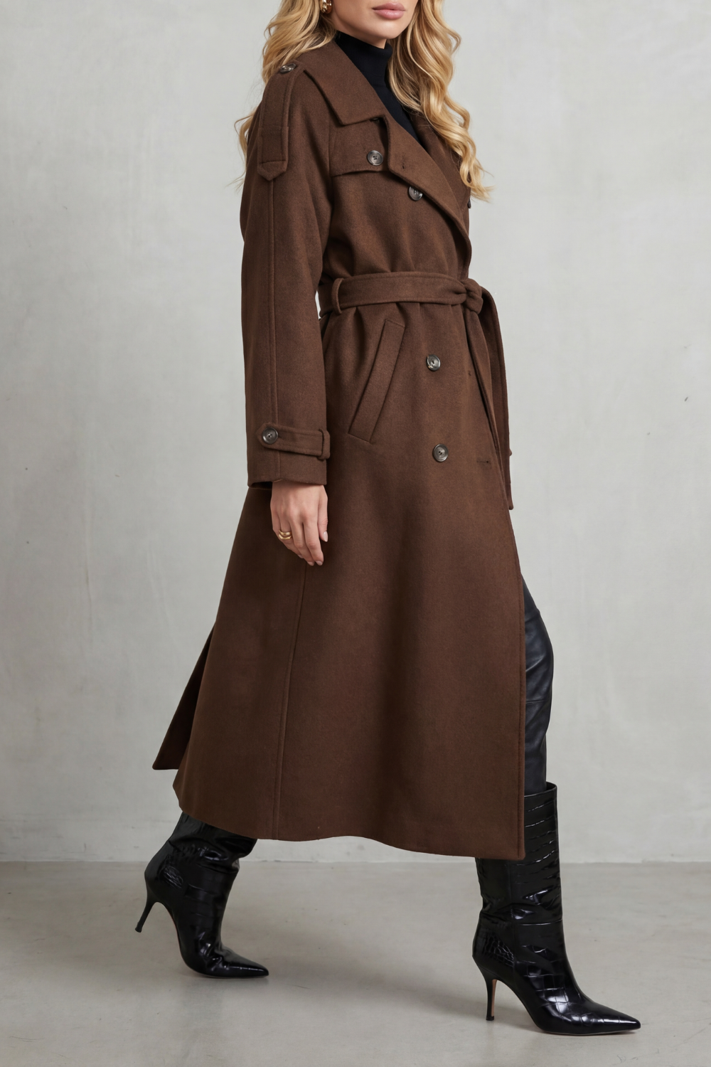 Women's Full Length Trench