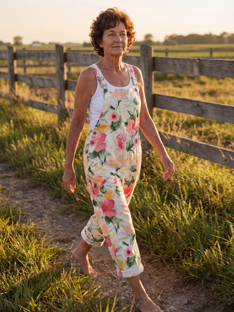 Dorvelli | Women's Jumpsuit – Soft Floral
