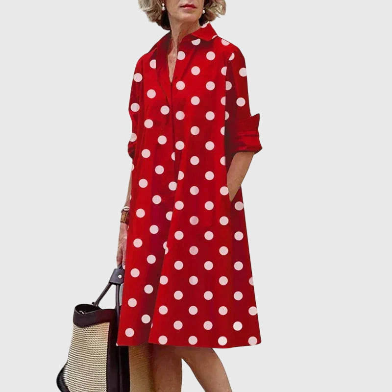 Dorvelli | Women's Midi Dress – Paige Elegant Pockets