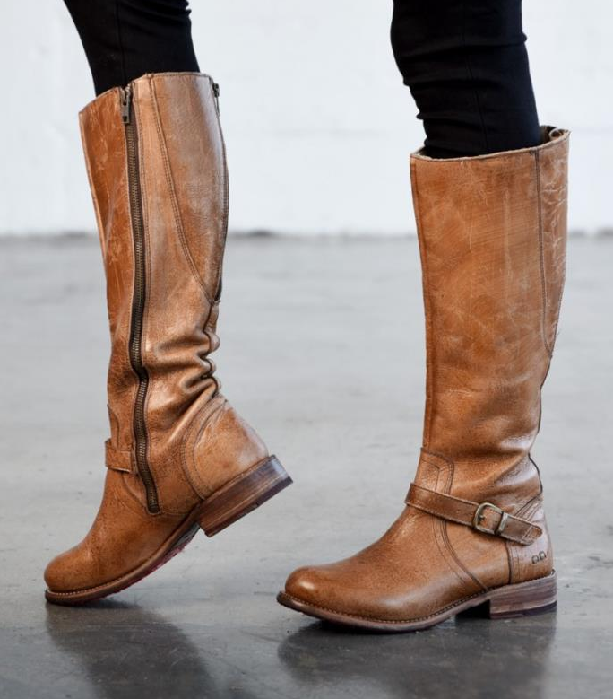 Dorvelli | Women’s Riding Boots – Knee-High Buckle Strap