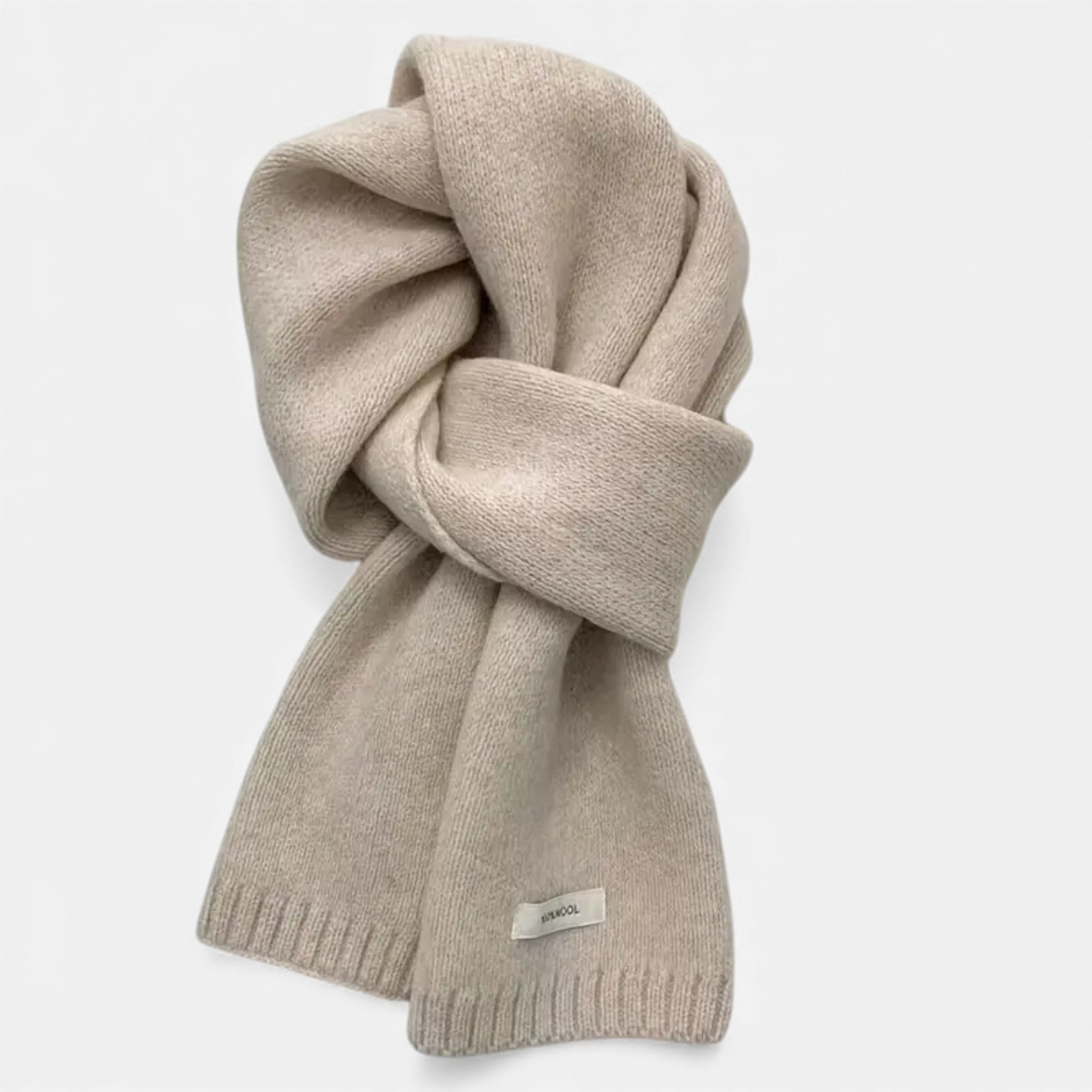 Dorvelli | Women’s 100% Wool Scarf – Vintage Solid Colour Winter Wrap