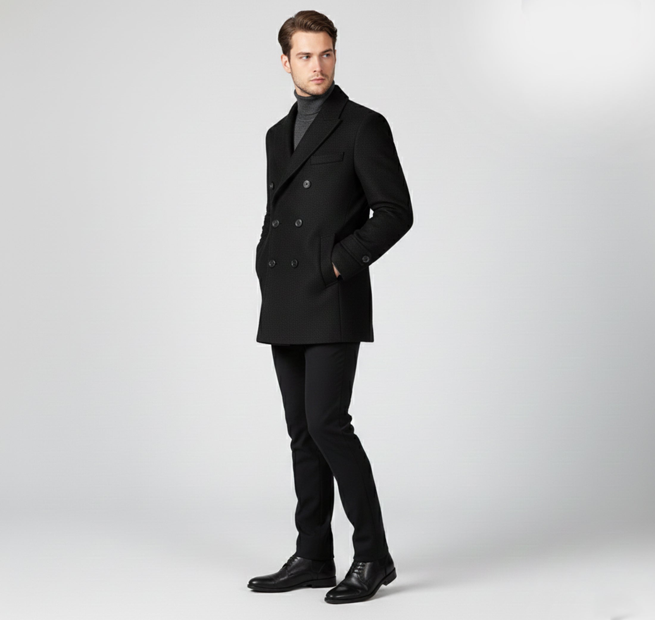 Dorvelli | Men’s Classic Wool Coat – Modern Leisure Edition