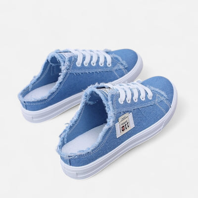 Dorvelli | Women’s Sneakers – Low-Top Canvas Everyday Elegance