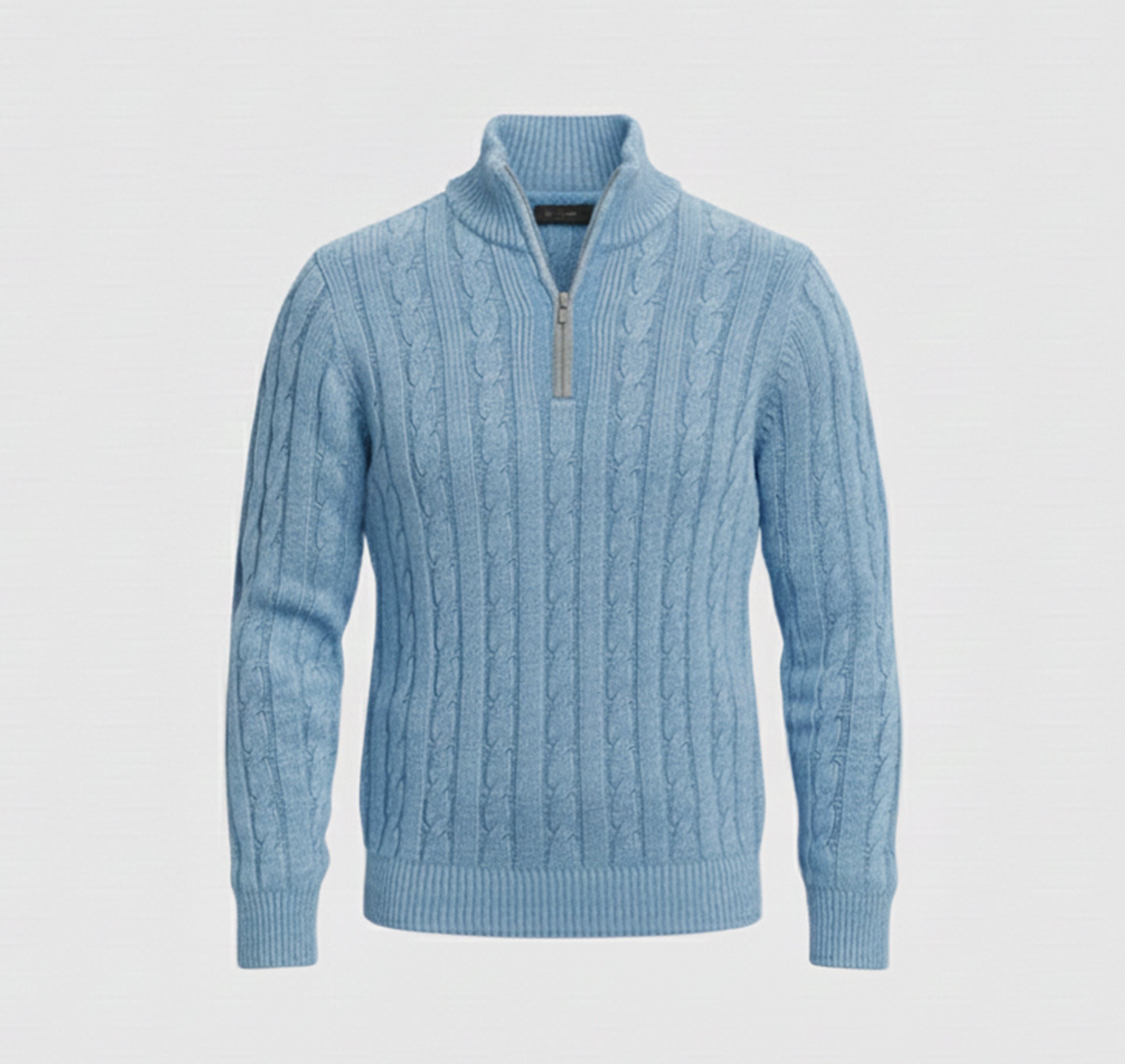 Dorvelli | Men’s Wool Sweater – Mock Neck Classic