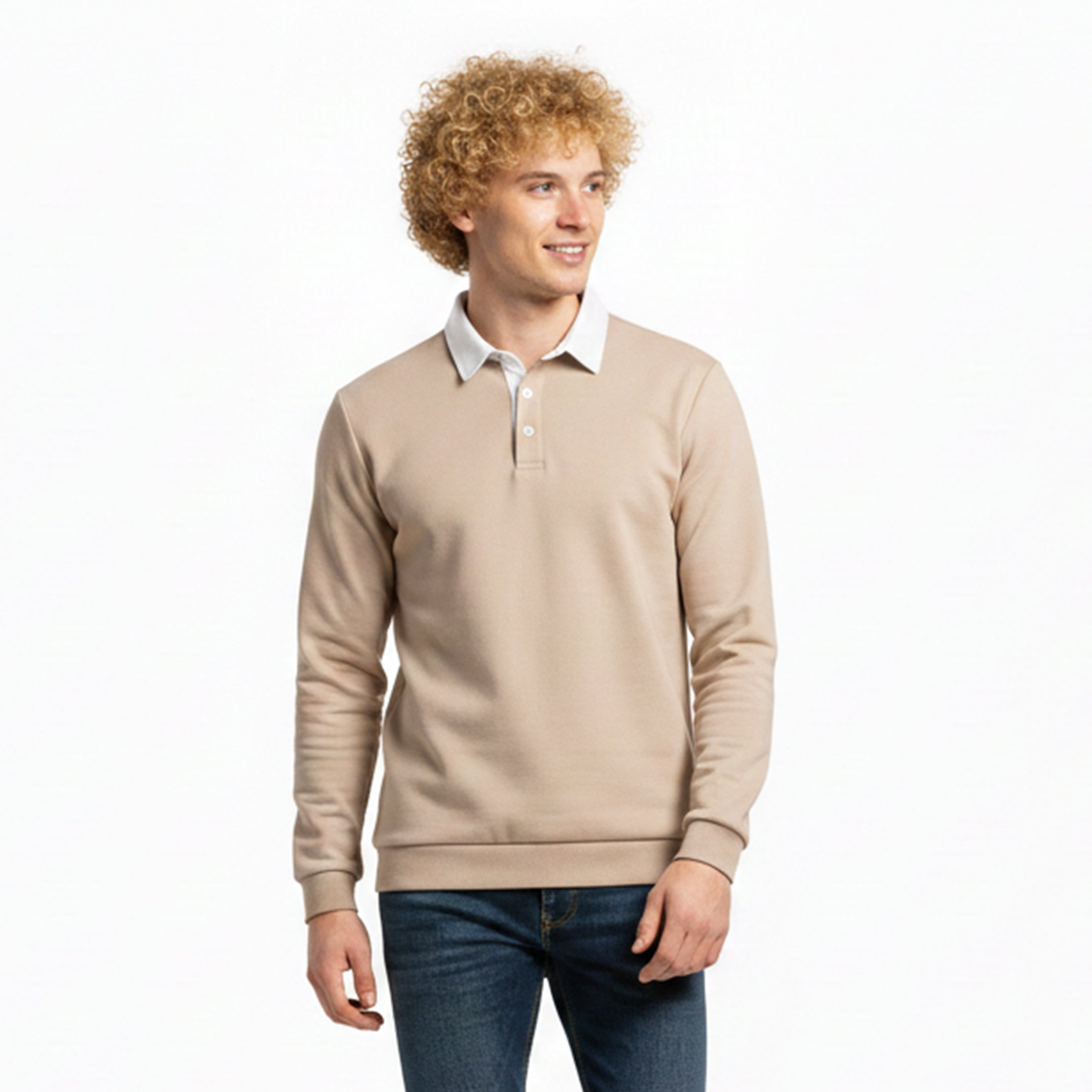Dorvelli | Men’s Polo Collar Sweater – Casual Knit Essential